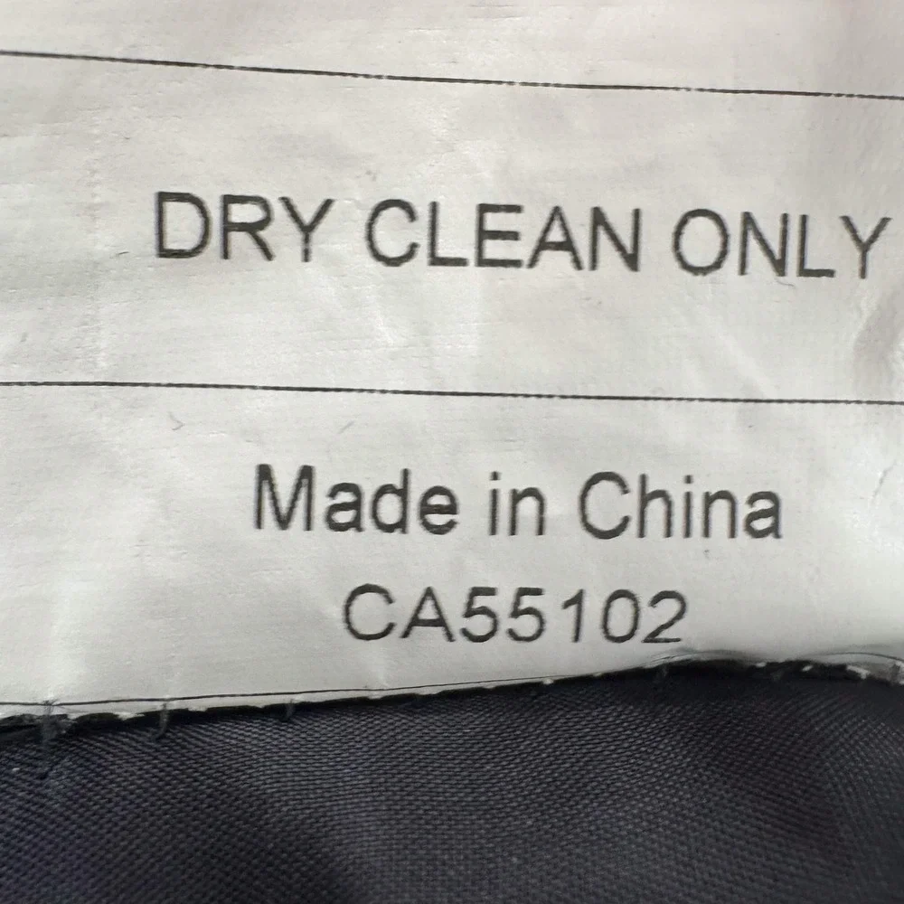 Spier & Mackay Dress Pants Mens 38x31 Blue Wool Lined Flat Front Office Business